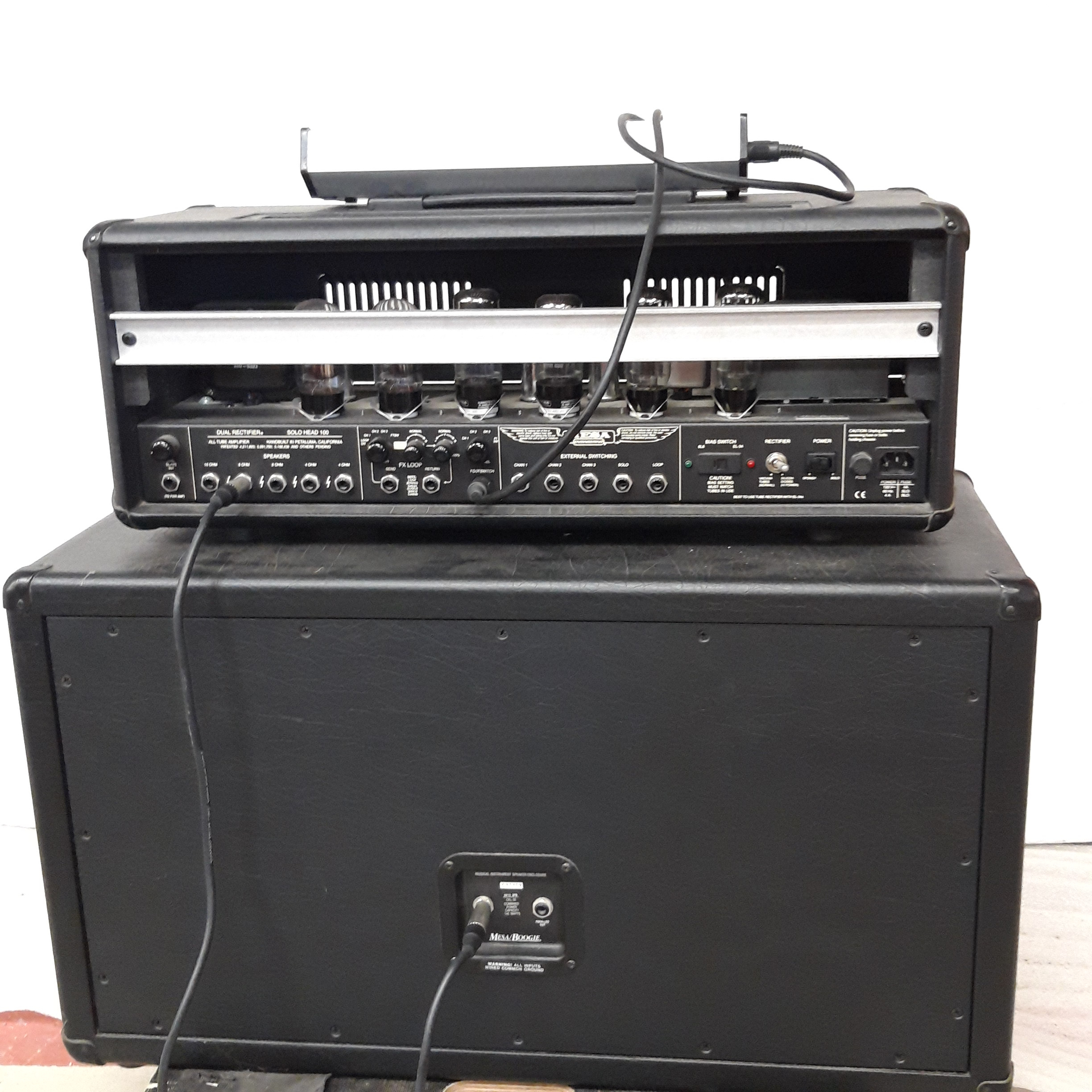 Voir photo 2 de Ampli Mesa Boogie Dual Rectifier 100W complet Ampli Mesa Boogie Dual Rectifier 100W complet Très bon état reconditionné photo 2