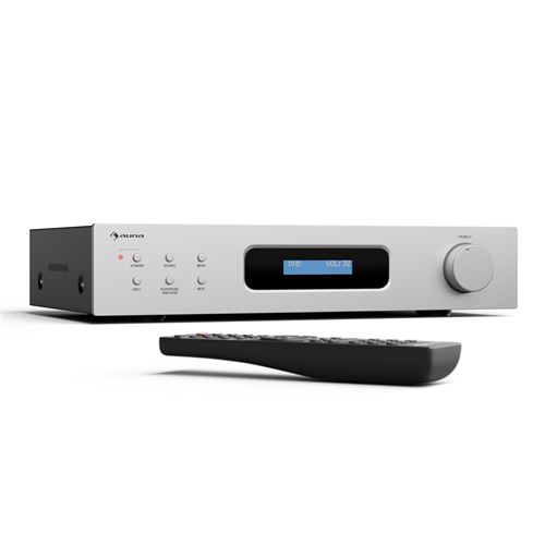 Amplificateur HiFi Stéréo Auna 2x60W Bluetooth Radio DAB+ CD/DVD - Chaine HiFi home cinéma - Blanc État correct N/A reconditionné disponible sur Fnac