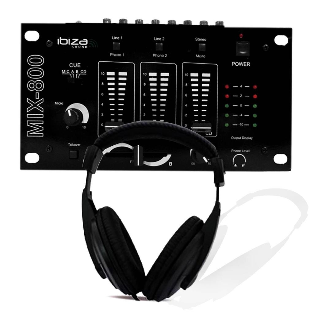 Voir photo 3 de Amplificateur Pack Sono Dj Amplificateur 500W IBIZA SOUND SA500 + Table de mixage MIX800 + CASQUE + Câblages RCA + PC | Dero Amplificateur Pack Sono Dj Amplificateur 500W IBIZA SOUND SA500 + Table de mixage MIX800 + CASQUE + Câblages RCA + PC Reconditionné Ibiza Sound reconditionné photo 3 | Dero