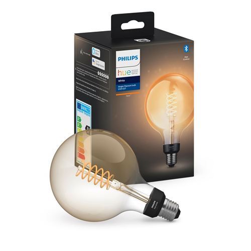 Ampoule connectée Philips Hue White E27 - Giant Filament Globe État correct Philips Hue reconditionné disponible sur Fnac
