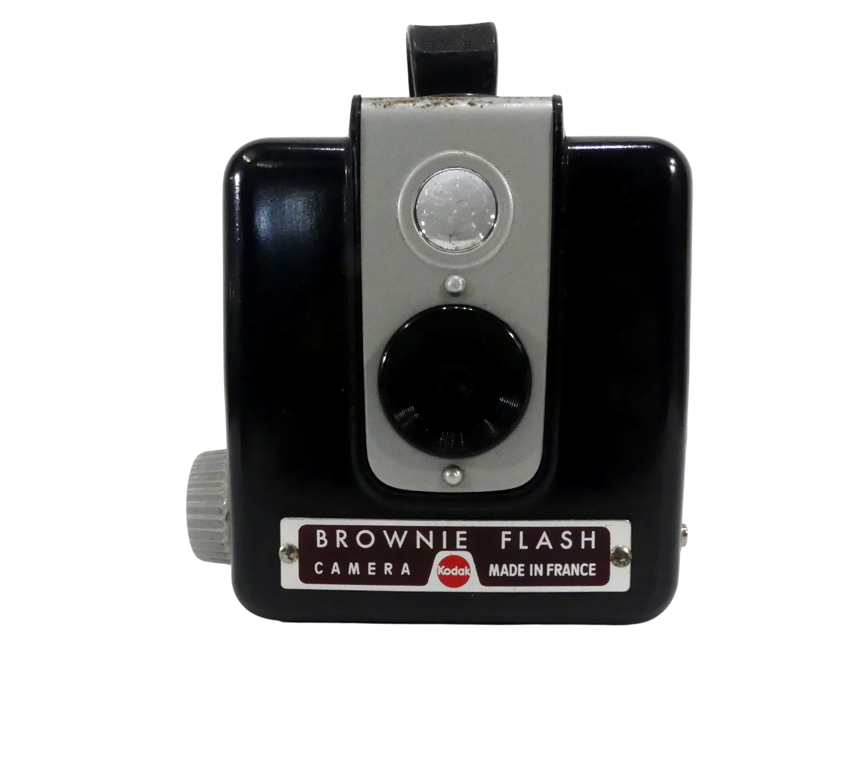 Ancien appareil photo Kodak Brownie Flash Bon état - 10,00 € Ancien appareil photo Kodak Brownie Flash Bon état reconditionné disponible sur Label Emmaüs