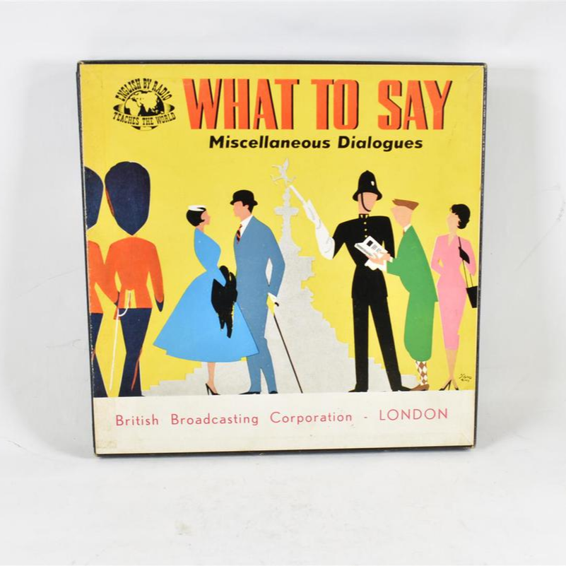 Ancien coffret d'apprentissage de l'anglais "what to say" 2 vinyles 33 tours 1/3 Bon état - 12,50 € Ancien coffret d'apprentissage de l'anglais "what to say" 2 vinyles 33 tours 1/3 Bon état reconditionné disponible sur Label Emmaüs