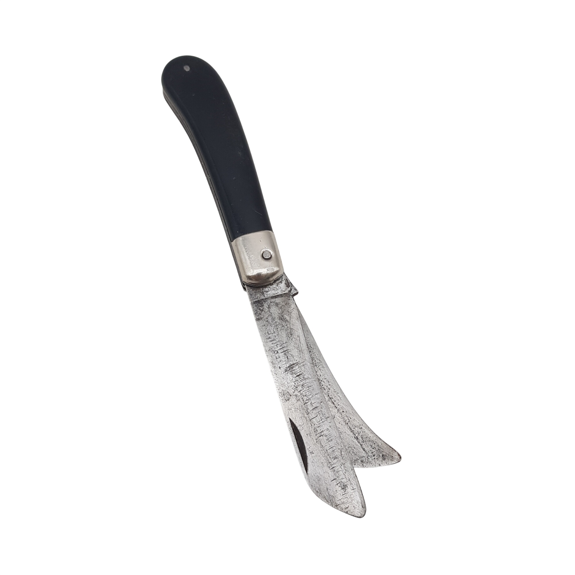 Acheter Ancien couteau serpette double lame — fabriqué en France État correct - 12,00 € Ancien couteau serpette double lame — fabriqué en France État correct reconditionné disponible sur Label Emmaüs