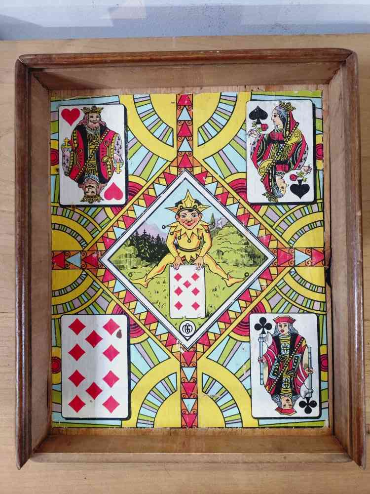 Voir photo 7 de Ancien jeu de sociéte" Le Nain Jaune" en bois. Ancien jeu de sociéte" Le Nain Jaune" en bois. Bon état reconditionné photo 7
