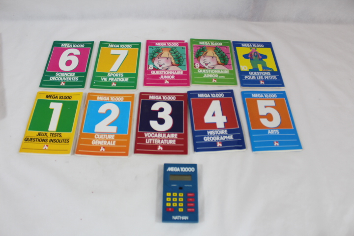 Voir photo 6 de Ancien Jeu Électronique Méga 10.000 Nathan Encyclopédie Ancien Jeu Électronique Méga 10.000 Nathan Encyclopédie Très bon état reconditionné photo 6