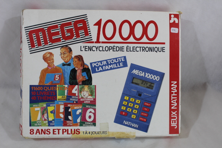Acheter Ancien Jeu Électronique Méga 10.000 Nathan Encyclopédie Très bon état - 10,00 € Ancien Jeu Électronique Méga 10.000 Nathan Encyclopédie Très bon état reconditionné disponible sur Label Emmaüs
