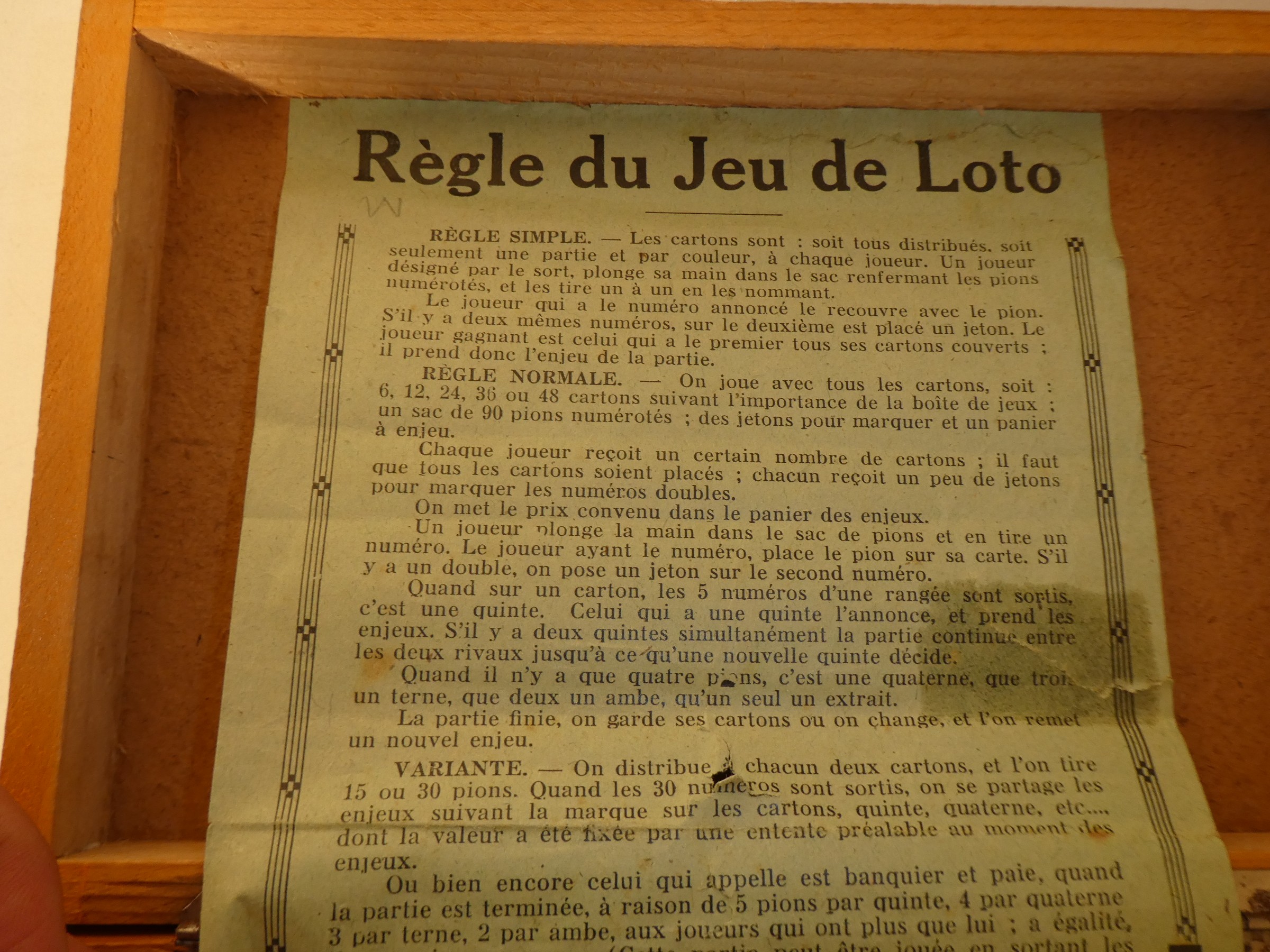 Voir photo 12 de Ancien jeu loto en bois Ancien jeu loto en bois État correct reconditionné photo 12