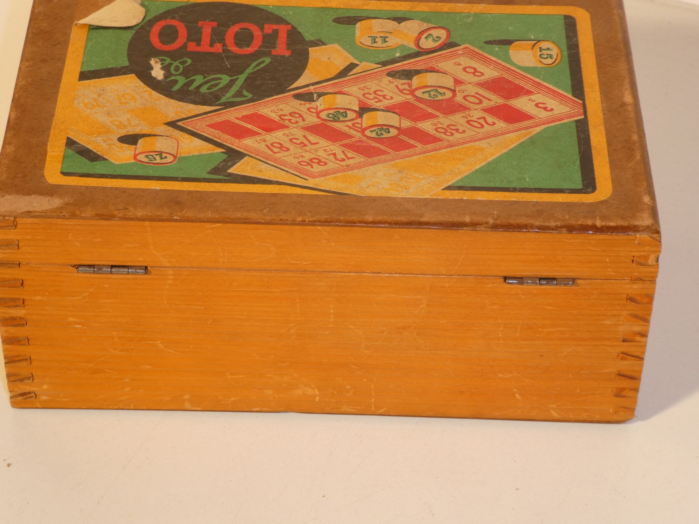 Voir photo 17 de Ancien jeu loto en bois Ancien jeu loto en bois État correct reconditionné photo 17