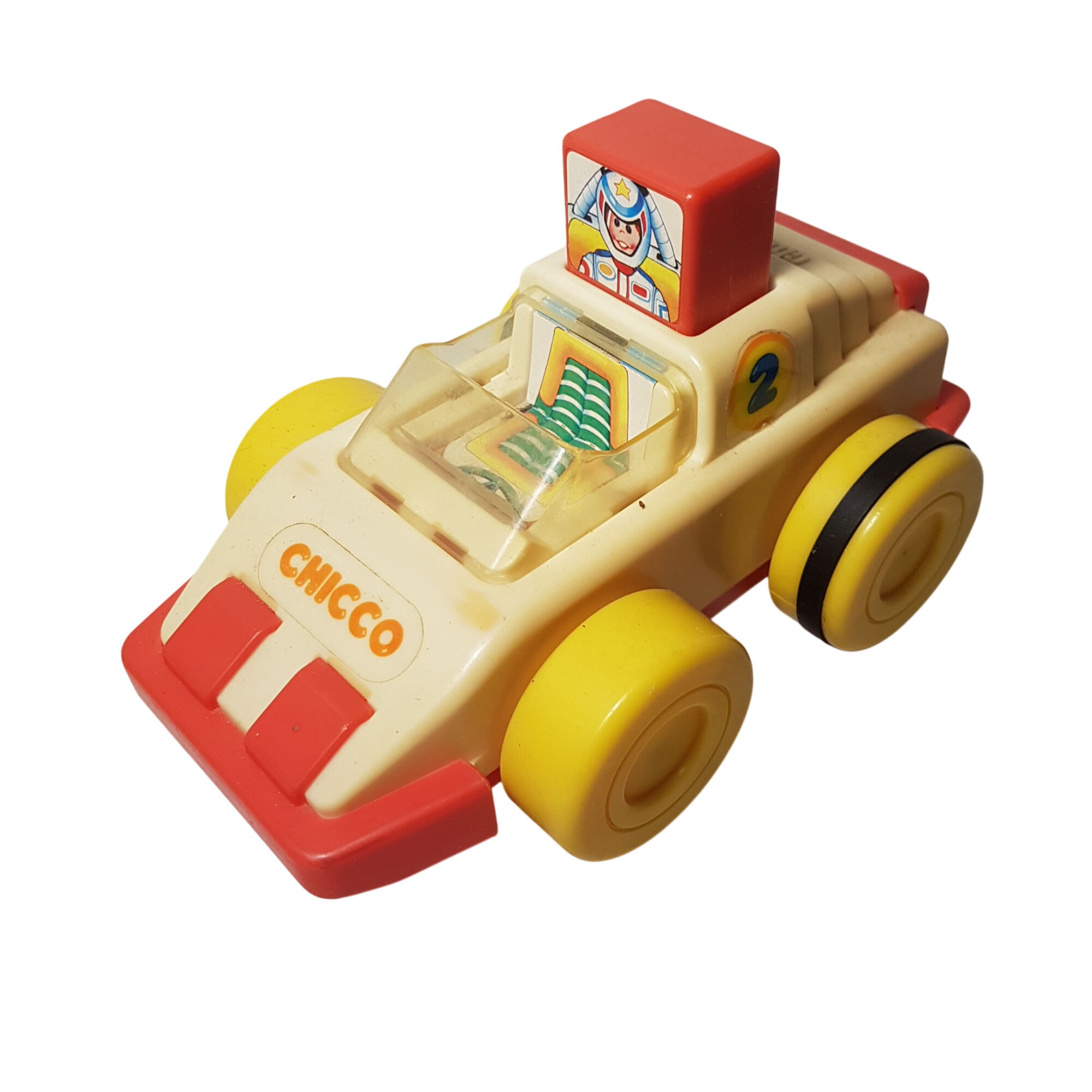 Acheter Ancien jouet voiture Chicco sans le son Bon état - 12,00 € Ancien jouet voiture Chicco sans le son Bon état reconditionné disponible sur Label Emmaüs