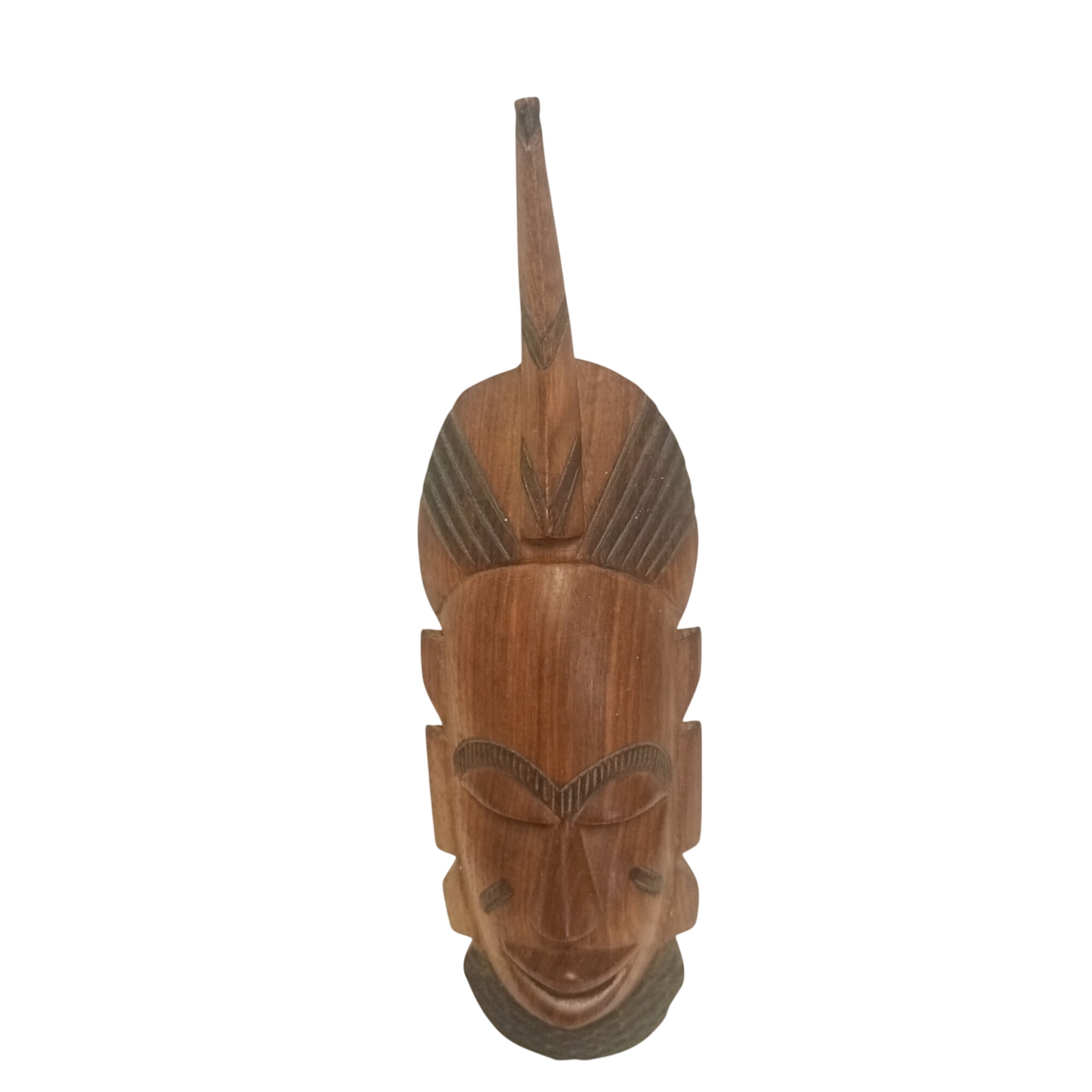 Ancien Masque Africain en Bois Sculpté État correct - 10,00 € Ancien Masque Africain en Bois Sculpté État correct reconditionné disponible sur Label Emmaüs