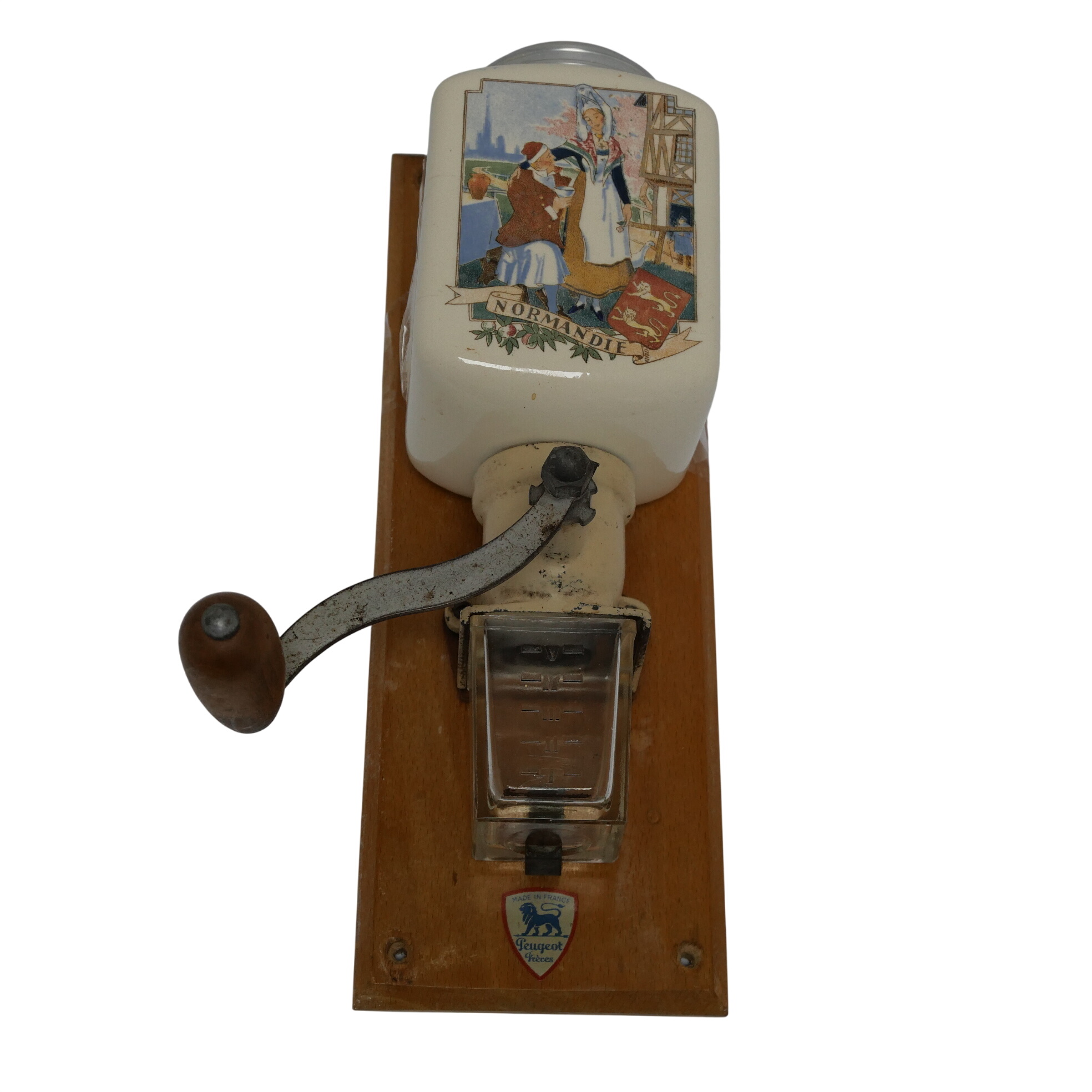 Acheter Ancien moulin à café mural Peugeot Frères Bon état - 41,30 € Ancien moulin à café mural Peugeot Frères Bon état reconditionné disponible sur Label Emmaüs