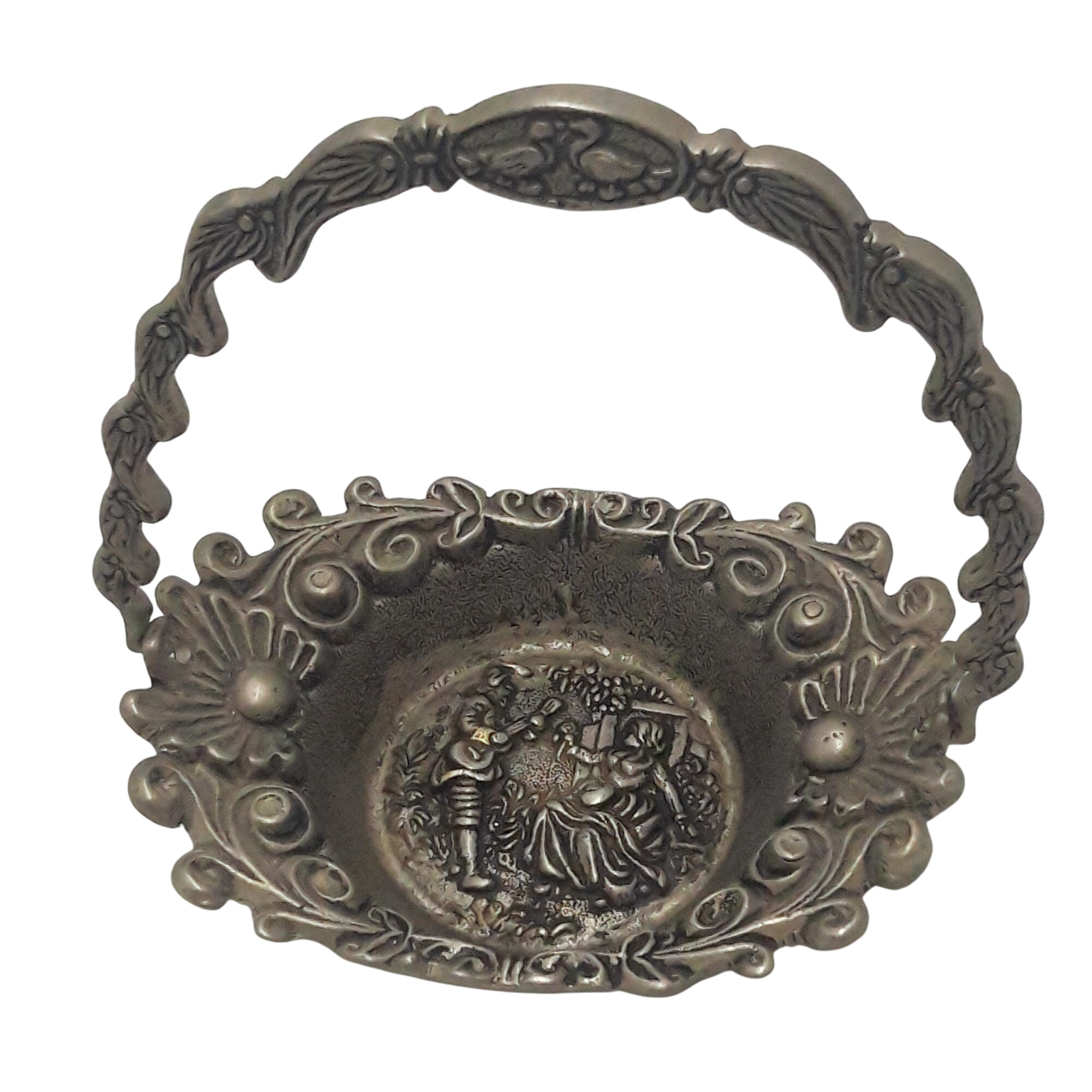 Ancien panier vide poche en métal argent Bon état - alternatives disponibles sur Dero Ancien panier vide poche en métal argent Bon état reconditionné (offre indisponible)