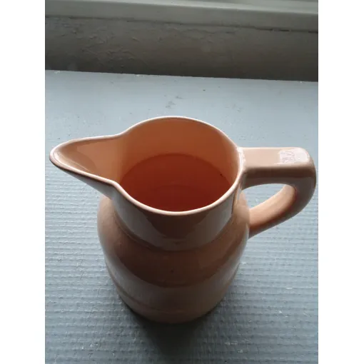 Ancien Pichet En Faïence De Longwy, Rose Poudré - Art Déco (Années 30) occasion reconditionné disponible sur Rakuten