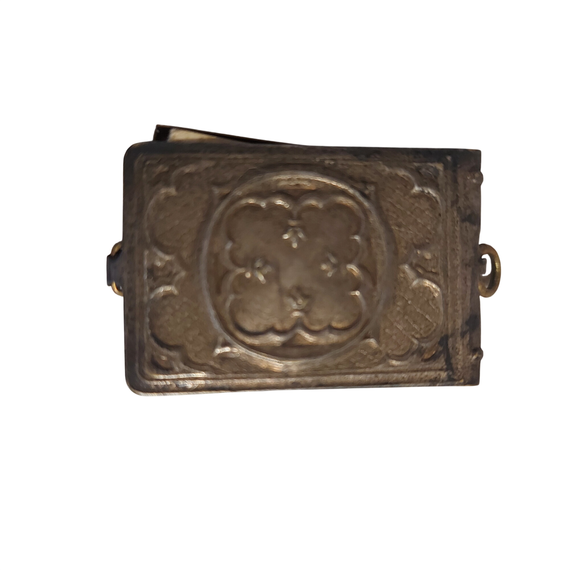 Ancien Rare Pendentif Religieux Livre avec 14 Photos Montée au Calvaire, en argent Bon état - 80,00 € Ancien Rare Pendentif Religieux Livre avec 14 Photos Montée au Calvaire, en argent Bon état reconditionné disponible sur Label Emmaüs