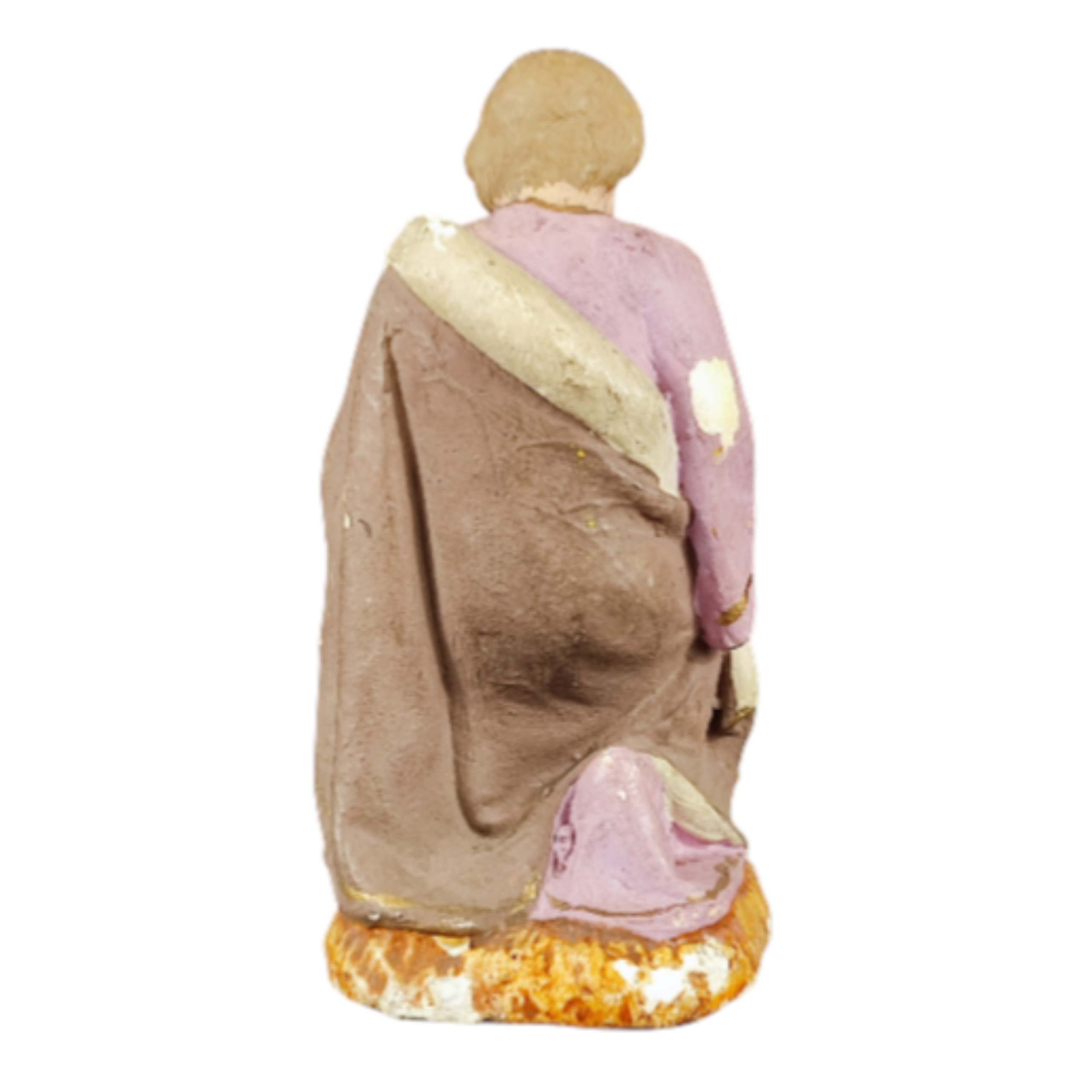 Voir photo 3 de Ancien santon Devineau "Joseph" 10,4 cm - crèche de Noël Ancien santon Devineau "Joseph" 10,4 cm - crèche de Noël État correct reconditionné photo 3