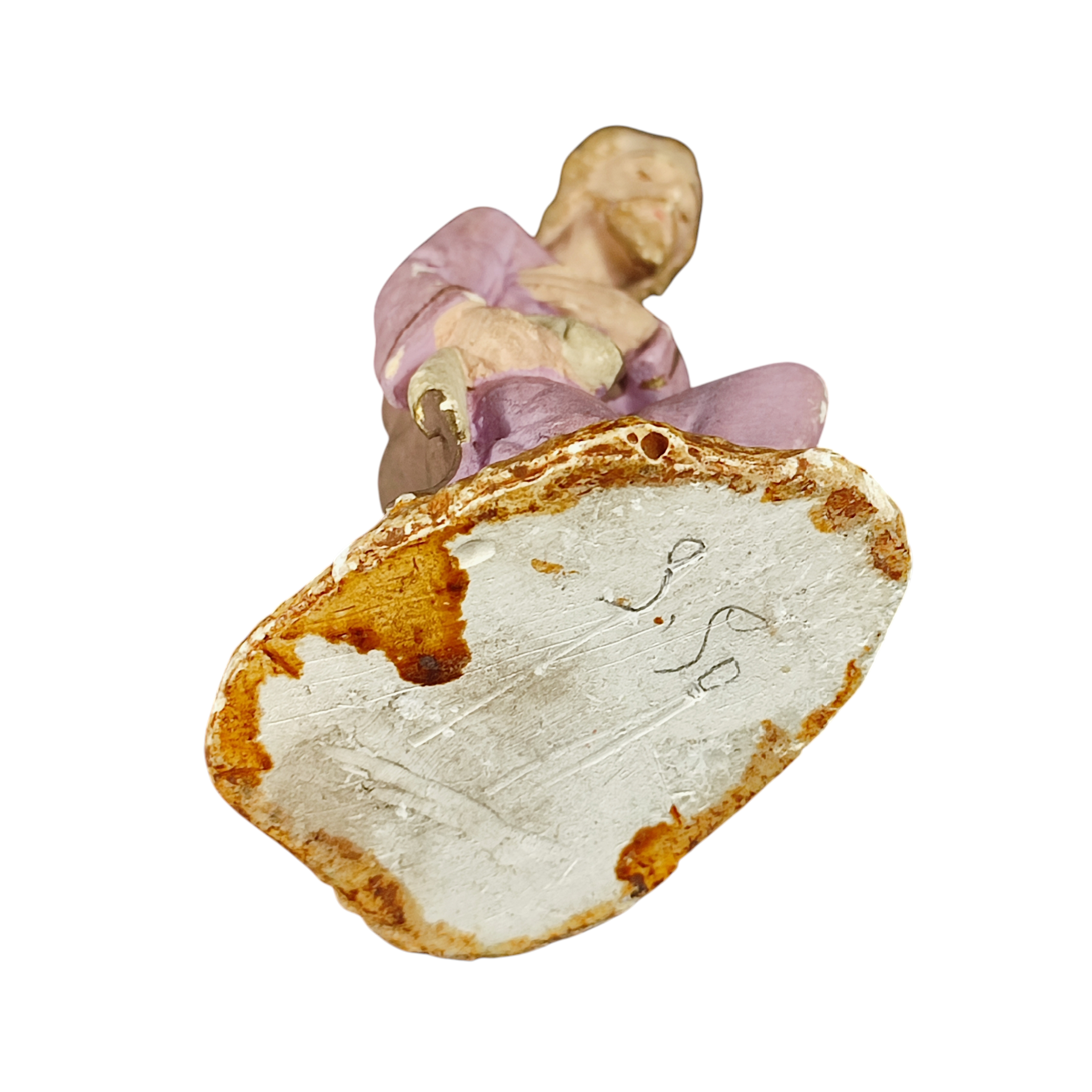 Voir photo 7 de Ancien santon Devineau "Joseph" 10,4 cm - crèche de Noël Ancien santon Devineau "Joseph" 10,4 cm - crèche de Noël État correct reconditionné photo 7