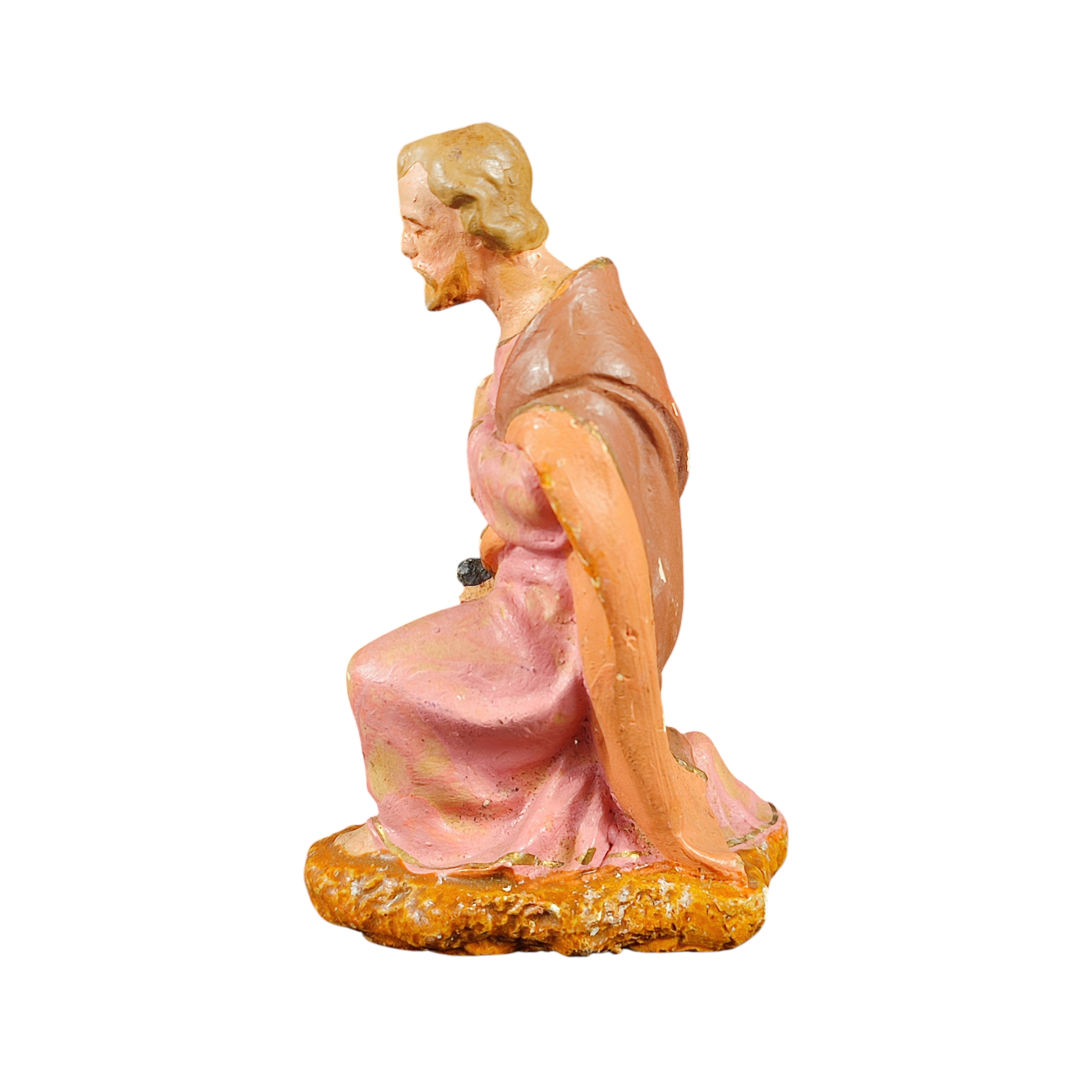 Voir photo 4 de Ancien santon Devineau "Joseph" 13 cm - crèche de Noël Ancien santon Devineau "Joseph" 13 cm - crèche de Noël reconditionné photo 4
