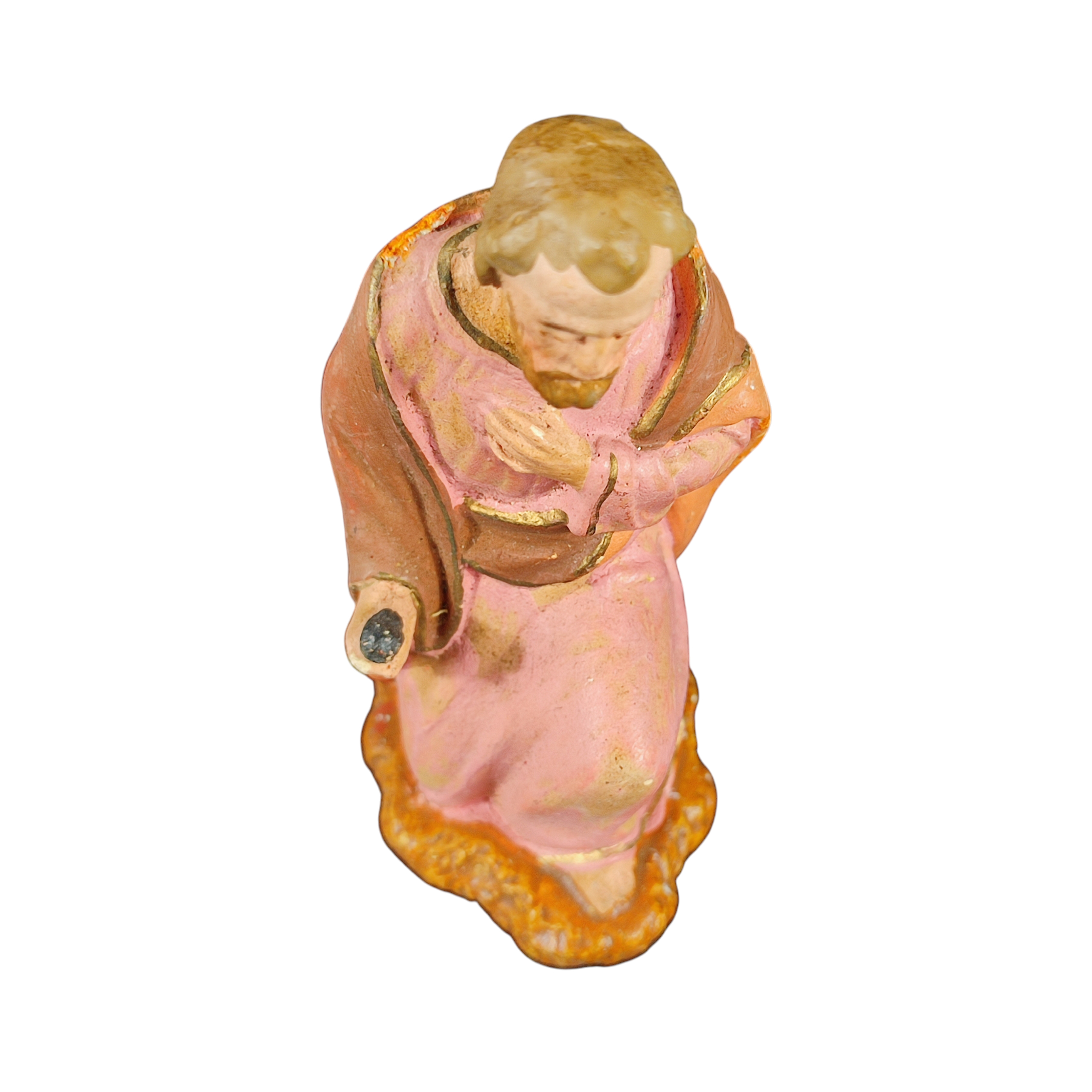 Voir photo 6 de Ancien santon Devineau "Joseph" 13 cm - crèche de Noël Ancien santon Devineau "Joseph" 13 cm - crèche de Noël reconditionné photo 6