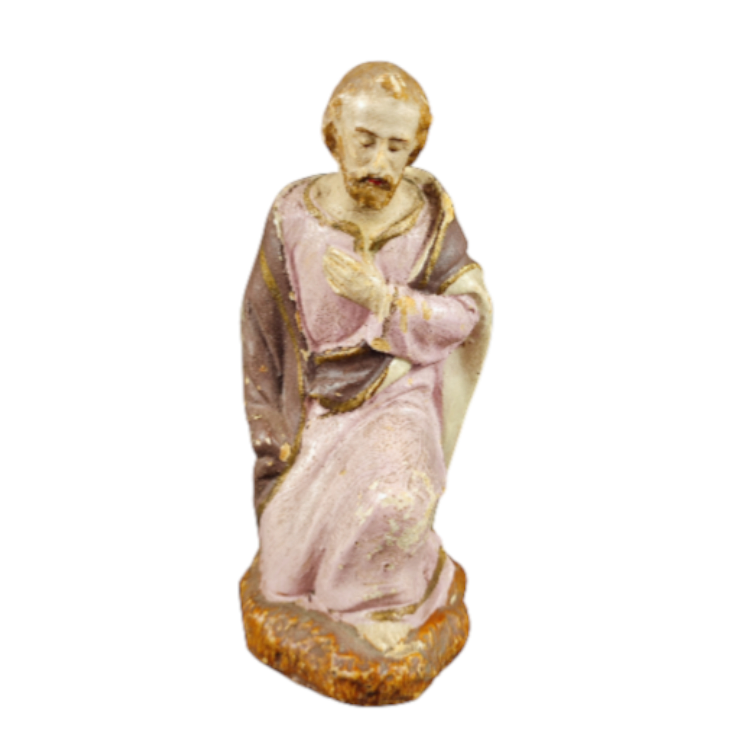 Ancien santon Devineau "Joseph" 13 cm - crèche de Noël - 13,00 € Ancien santon Devineau "Joseph" 13 cm - crèche de Noël reconditionné disponible sur Label Emmaüs