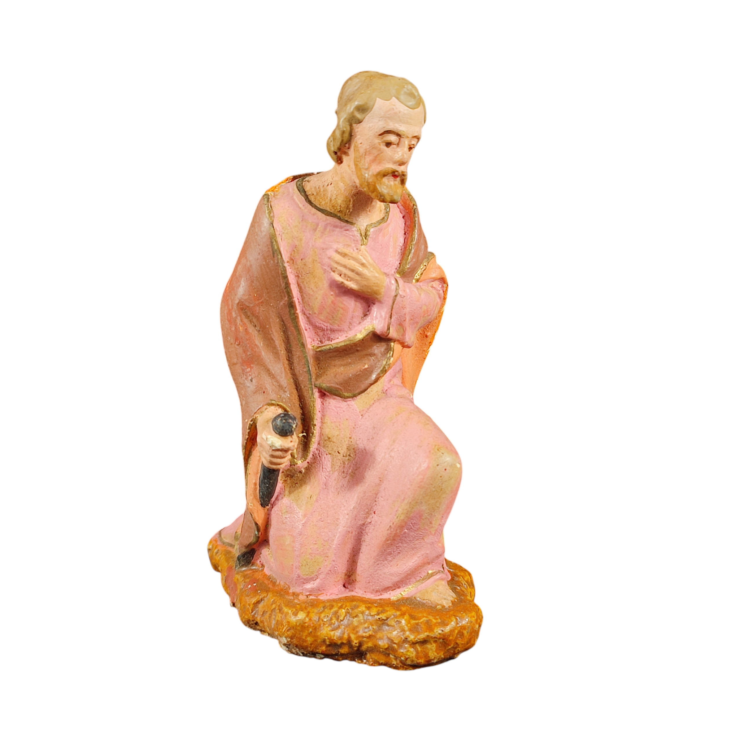 Ancien santon Devineau "Joseph" 13 cm - crèche de Noël - 13,00 € Ancien santon Devineau "Joseph" 13 cm - crèche de Noël reconditionné disponible sur Label Emmaüs
