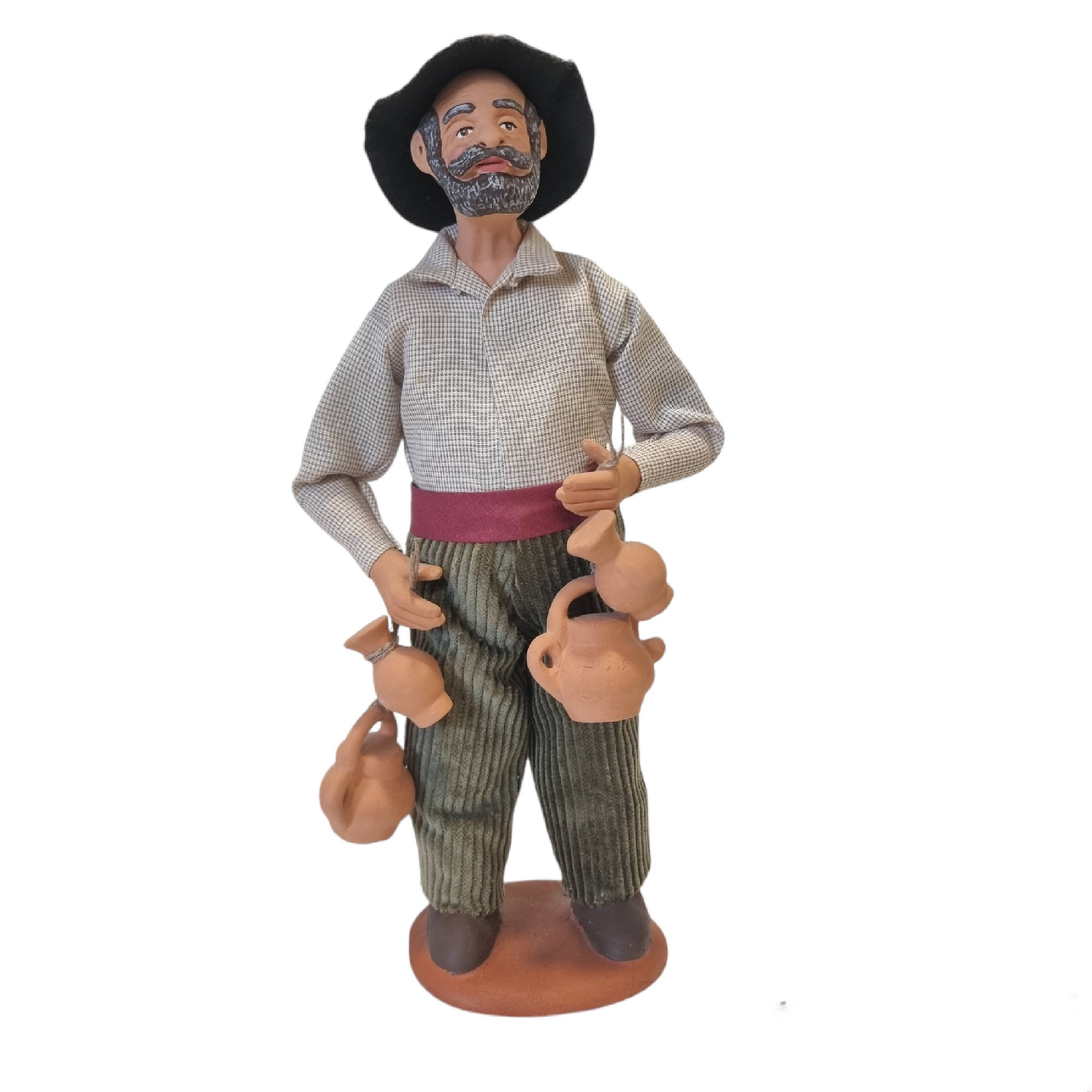 Acheter Ancien santon provençal - Paysan Très bon état - 11,00 € Ancien santon provençal - Paysan Très bon état reconditionné disponible sur Label Emmaüs