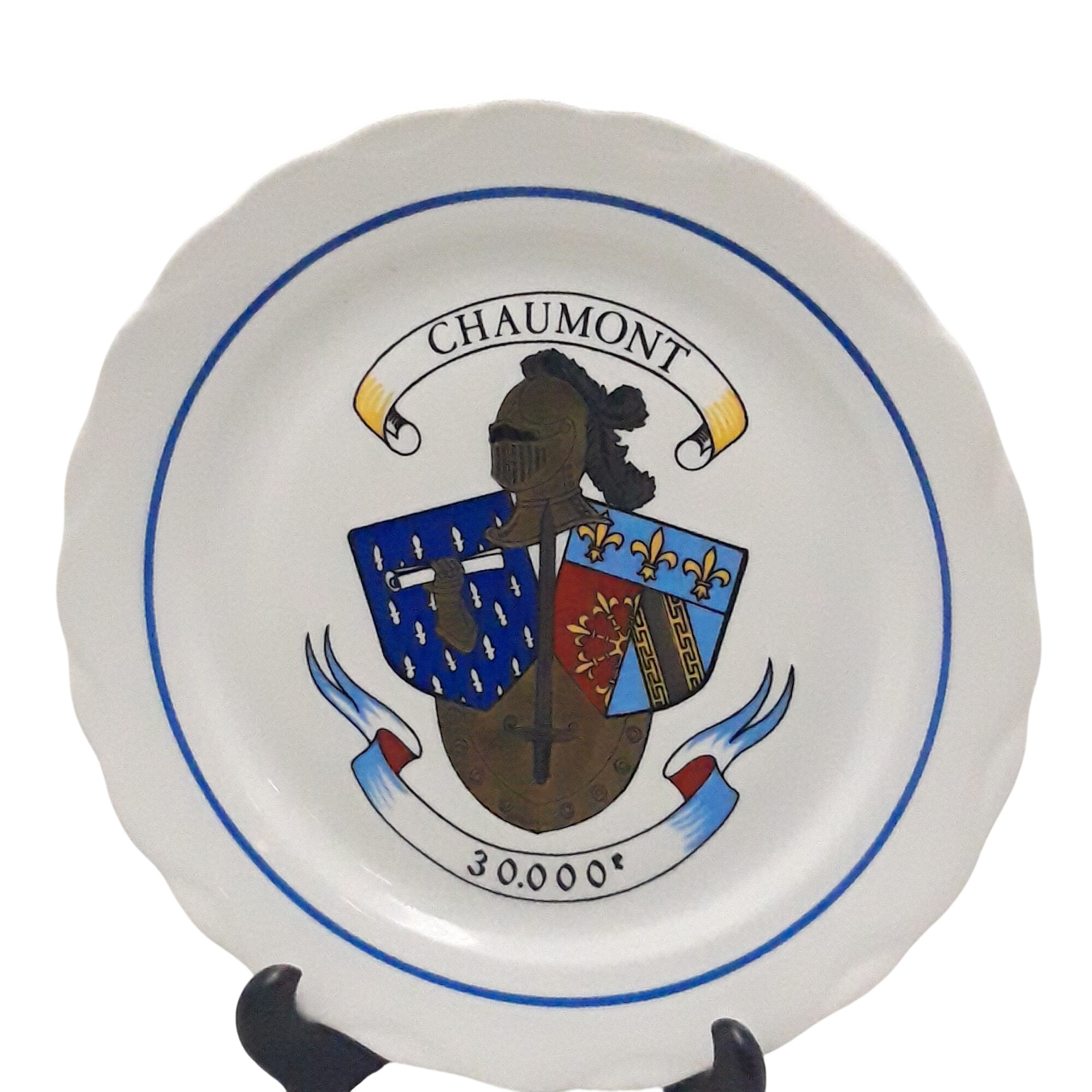 Ancienne assiette décorative en céramique datée du 18/01/1978 Bon état - 14,00 € Ancienne assiette décorative en céramique datée du 18/01/1978 Bon état reconditionné disponible sur Label Emmaüs