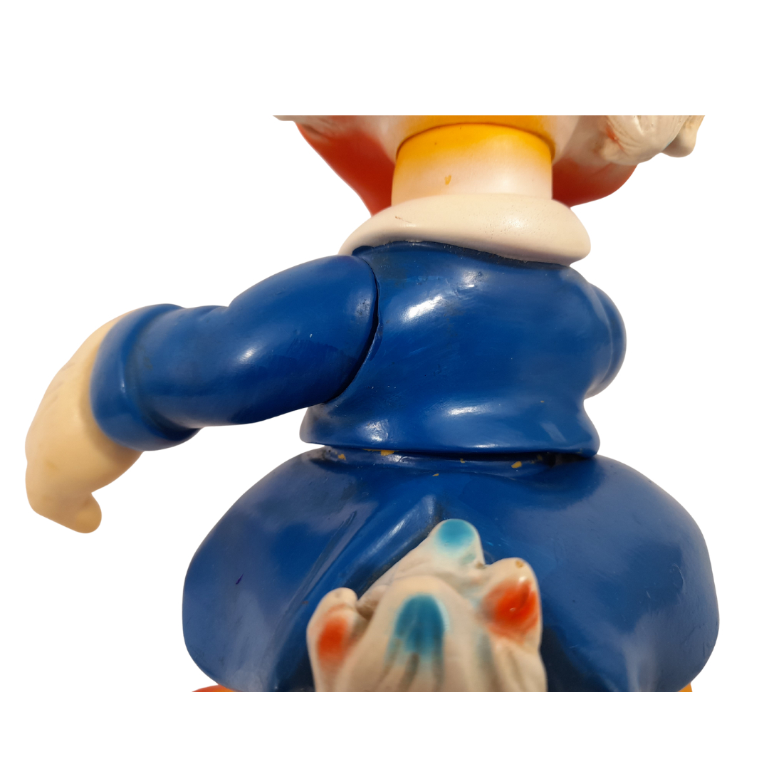 Voir photo 6 de Ancienne grande figurine pouët Picsou 38 cm – Ledraplastic – Années 60/70 Ancienne grande figurine pouët Picsou 38 cm – Ledraplastic – Années 60/70 Bon état reconditionné photo 6