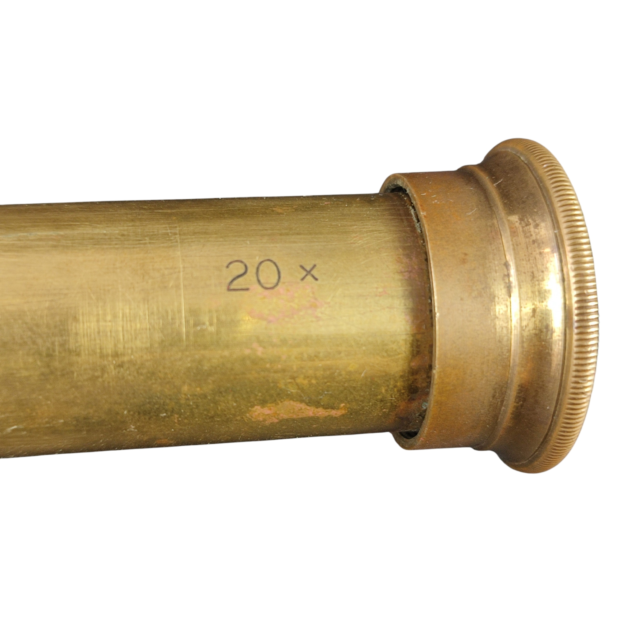 Voir photo 10 de Ancienne longue vue marine - Manufacture française "armes et cycles" St Étienne - Augmentation x20 - Laiton et cuir - Début XXème siècle Ancienne longue vue marine - Manufacture française "armes et cycles" St Étienne - Augmentation x20 - Laiton et cuir - Début XXème siècle Bon état reconditionné photo 10