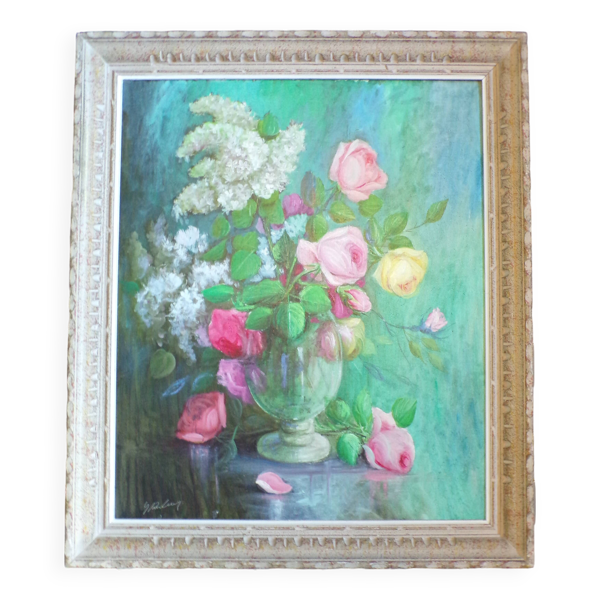 Ancienne peinture représentant un bouquet de fleut Bon état - alternatives disponibles sur Dero Ancienne peinture représentant un bouquet de fleut Bon état reconditionné (offre indisponible)