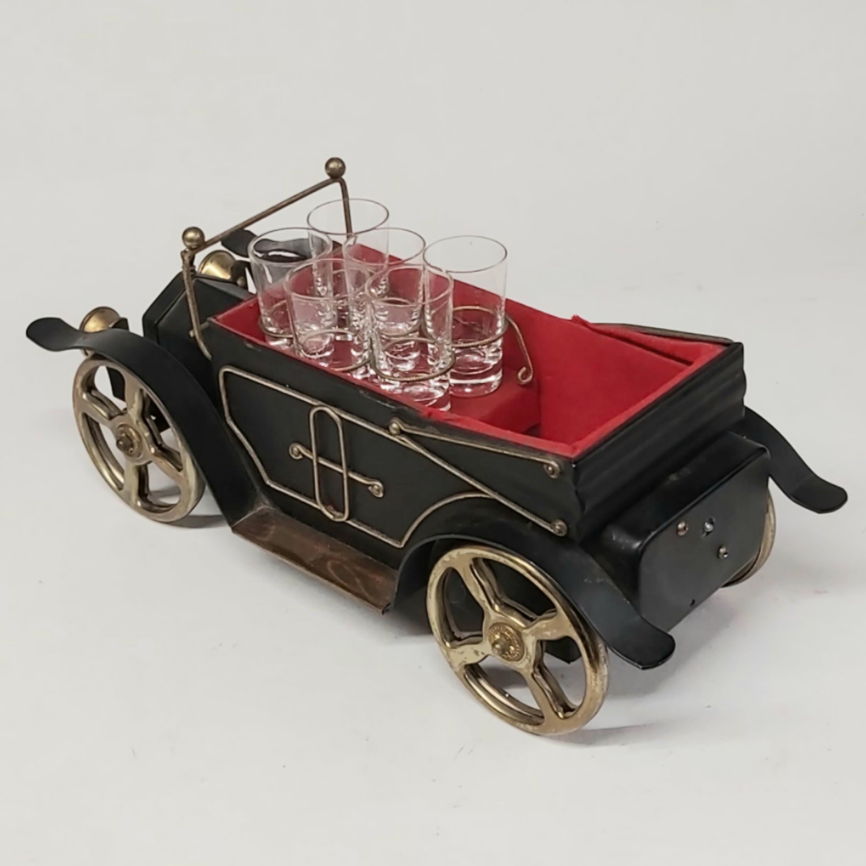 Voir photo 4 de Ancienne voiture -service à liqueur musicale Ancienne voiture -service à liqueur musicale Bon état reconditionné photo 4