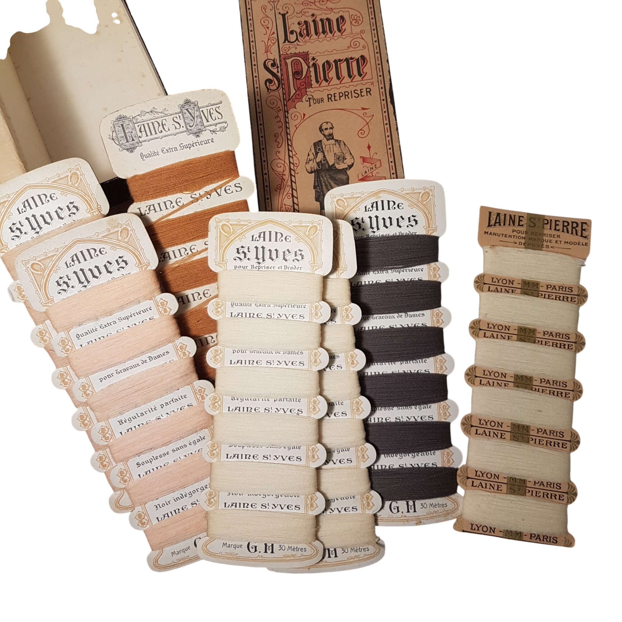 Acheter Anciens flis de laine à repriser État correct - 11,00 € Anciens flis de laine à repriser État correct reconditionné disponible sur Label Emmaüs