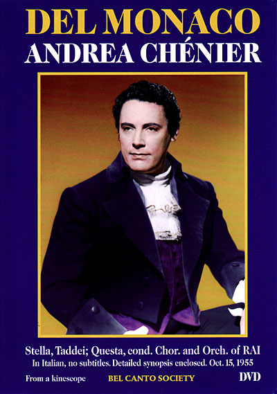 Andrea chenier - DVD Zone 1 État correct reconditionné disponible sur Fnac