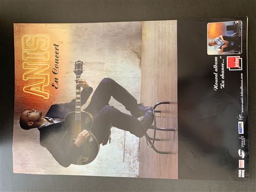 ANIS - La chance... - En Concert - 40x60cm - Affiche État correct reconditionné disponible sur Fnac