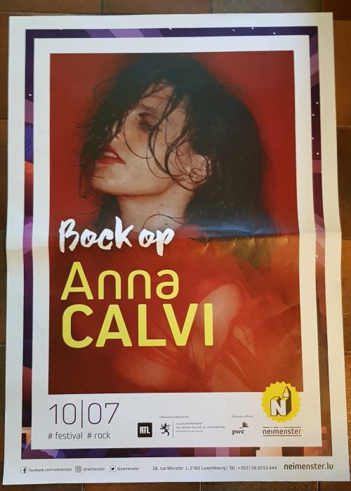 Anna CALVI - 2019 - AFFICHE État correct - 13,99 € Anna CALVI - 2019 - AFFICHE État correct reconditionné disponible sur Fnac