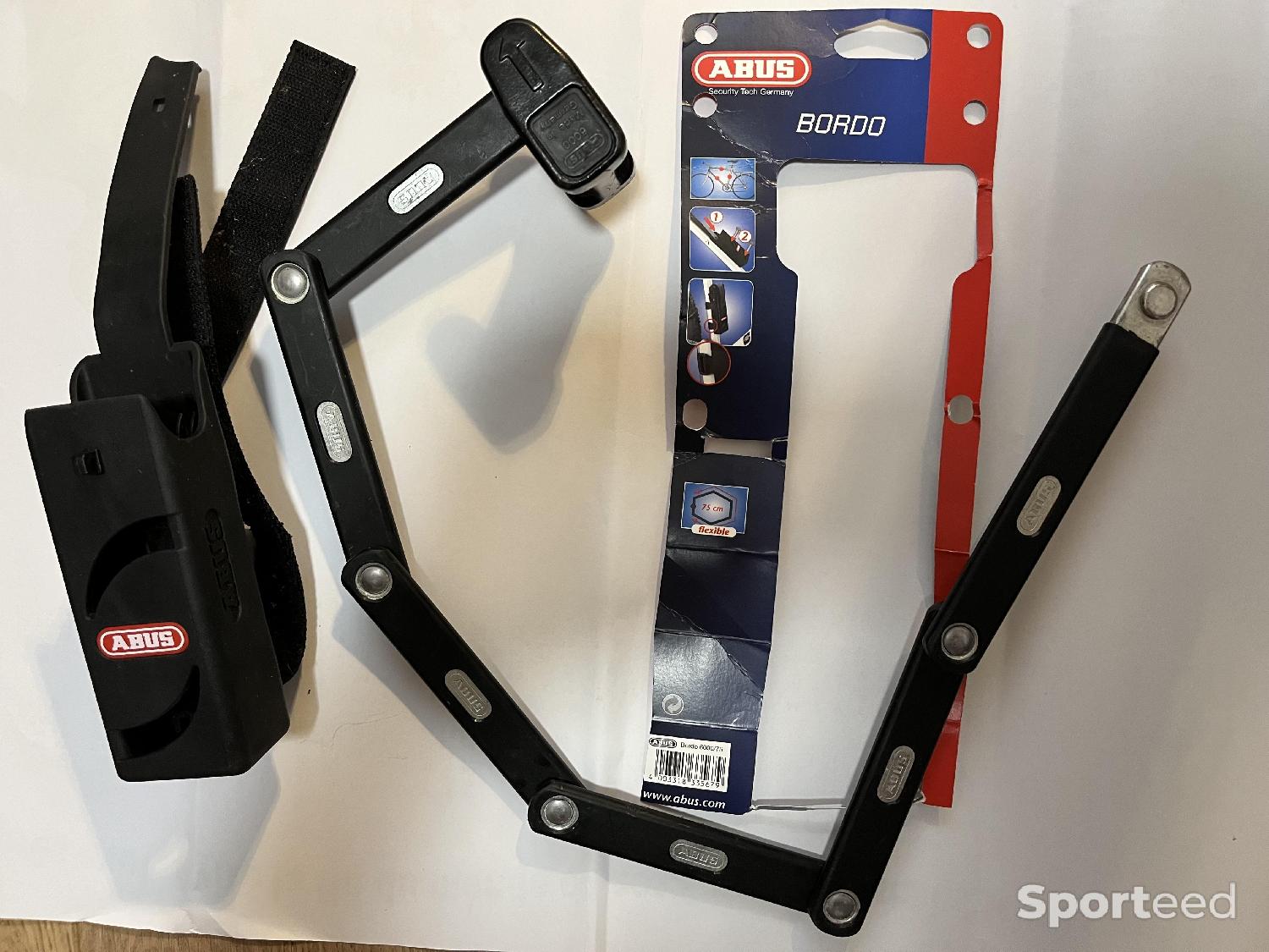 Antivol vélo ABUS Bordo haute sécurité -niveau de sécurité 8 Très bon état Abus reconditionné disponible sur Sporteed