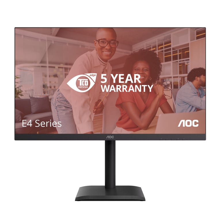 AOC E4 U27E4CV écran plat de PC 68,6 cm (27 ) 3840 x 2160 pixels 4K Ultra HD LED Noir - Excellent état Parfait état AOC reconditionné disponible sur Pixmania