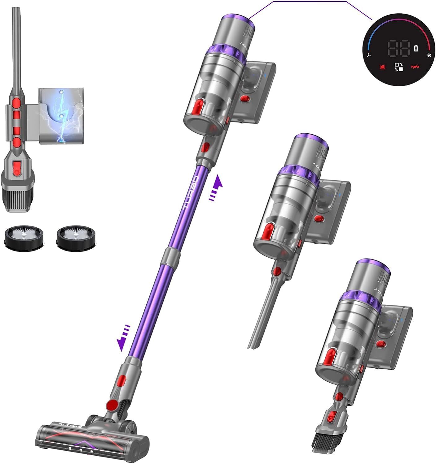 Aonus A7 Aspirateur à main sans fil gris/violet Très bon état N/A reconditionné disponible sur Refurbed