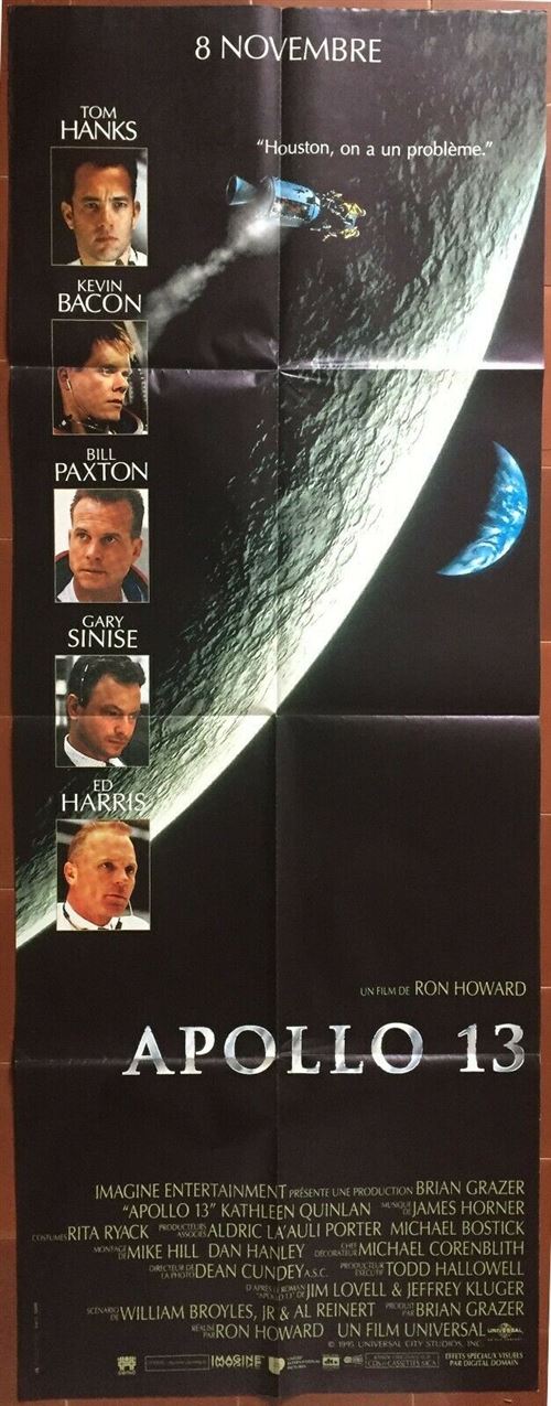 APOLLO 13 - Tom hanks - 60x160cm - Affiche de cinéma originale pliée État correct reconditionné disponible sur Fnac