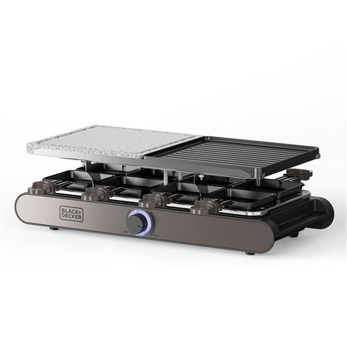 Appareil à raclette Black-Decker BXFC1400E 1400W Noir État correct Black & Decker reconditionné disponible sur Fnac