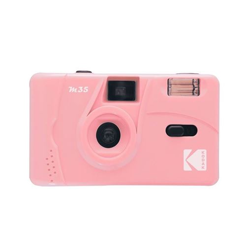 Appareil photo argentique 35mm Kodak M35 Rose Réutilisable État correct Kodak reconditionné disponible sur Fnac