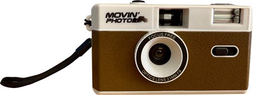Appareil photo argentique 35mm Movin Photo Brun Réutilisable Vintage État correct reconditionné disponible sur Fnac