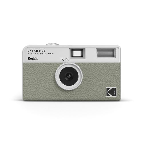 Appareil photo argentique demi-format Kodak EKTA H35 35mm Noir Sauge Réutilisable État correct Kodak reconditionné disponible sur Fnac