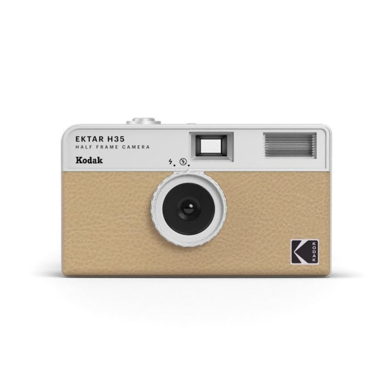 Appareil photo argentique demi format Kodak EKTA H35 35mm Sable Réutilisable - Excellent état Parfait état Kodak reconditionné disponible sur Pixmania
