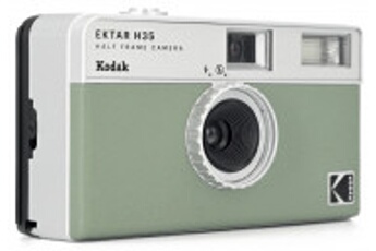 Appareil photo argentique KODAK EKTAR H35 35MM Réutilisable Vert Bon état Kodak reconditionné disponible sur Darty