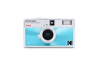 Appareil Photo Argentique Kodak Ektar H35N Bleu Bon état Kodak reconditionné disponible sur Darty