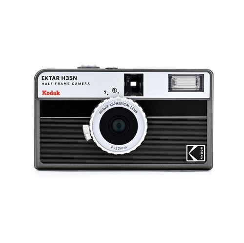 Appareil photo argentique Kodak Ektar H35N Noir État correct Kodak reconditionné disponible sur Fnac
