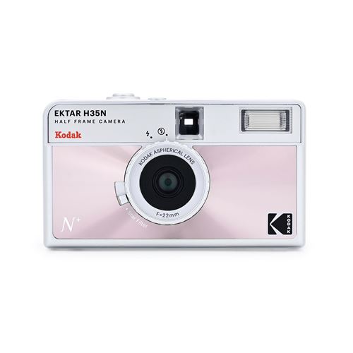 Appareil photo argentique Kodak Ektar H35N Rose État correct reconditionné disponible sur Fnac