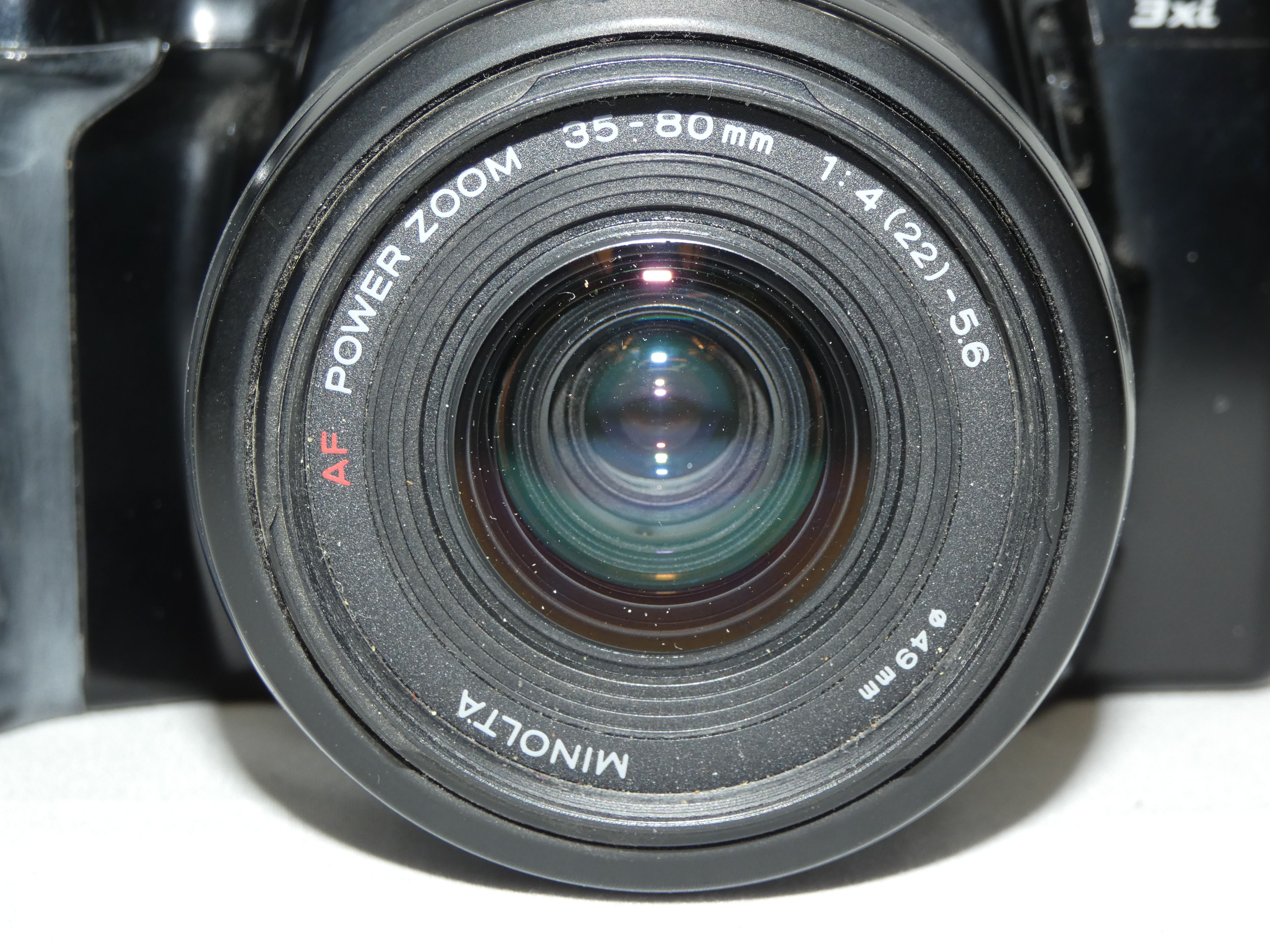 Voir photo 6 de Appareil photo argentique MINOLTA Dynax 3xi avec objectif Minolta AF 35-80 mm 1:4(22)-5.6 (Non testé) Appareil photo argentique MINOLTA Dynax 3xi avec objectif Minolta AF 35-80 mm 1:4(22)-5.6 (Non testé) Bon état reconditionné photo 6