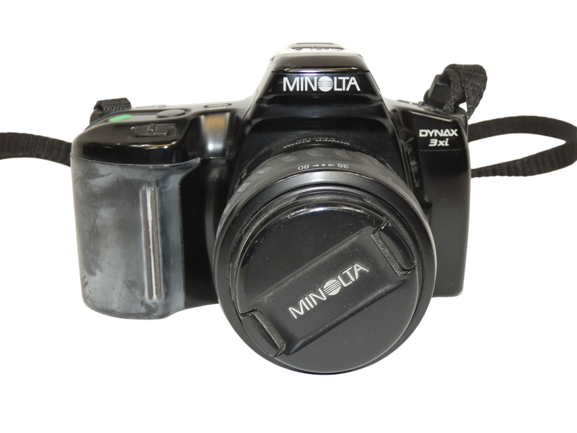 Appareil photo argentique MINOLTA Dynax 3xi avec objectif Minolta AF 35-80 mm 1:4(22)-5.6 (Non testé) Bon état - 30,00 € Appareil photo argentique MINOLTA Dynax 3xi avec objectif Minolta AF 35-80 mm 1:4(22)-5.6 (Non testé) Bon état reconditionné disponible sur Label Emmaüs