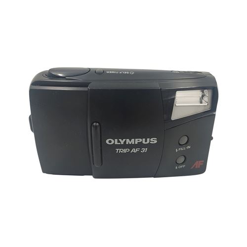 Appareil photo argentique Olympus Trip AF 31 Reconditionné Noir État correct Olympus reconditionné disponible sur Fnac | Dero